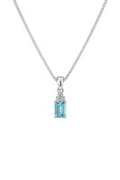 Collier Idee Preziose dal 1987 Femme in Or blanc Acquamarina IP.CK18B/1A